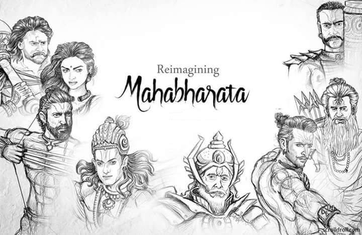 Imagine your favorite Bollywood super stars in Mahabharata characters; You will surprise to see inside the amazing sketches by this artist !