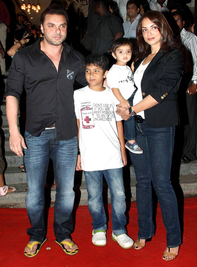 Sohail Khan and wife Seema with their son – World's Images Fun
