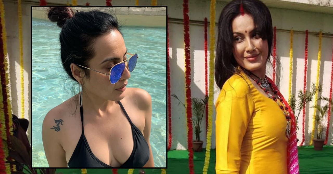 TV Actress Kamya Panjabi shared her bold pics in Monokini, flaunts her shoulder tattoo